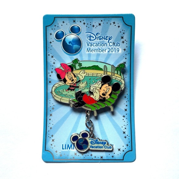 Disney Other - Disney Vacation Club Member 2019 Mickey & Minnie Mouse Pin Limited Edition DVC